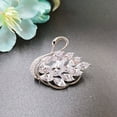 thumbnail image 4 of Bluebell Jewels Silver-Tone Swan Brooch with Marquise CZ Stones Elegant Crystal Lapel Pin for Women & Men Versatile Fashion Accessory, 4 of 4