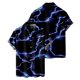 thumbnail image 3 of Camisas s Para Hombre Nueva impresión 3d Impresión digital Camisa de manga corta suelta informal (Navy, XL), 3 of 5