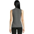 thumbnail image 4 of Time and Tru Women's Ribbed Mock Neck Sleeveless Top, 2-Pack, Sizes XS-XXXL, 4 of 5