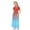 Blue—Prime Deals 2025, variant on Mevxay Girls 2025 Summer Maxi Dress Gradient Pleated Short Sleeve Casual Long Dresses with Pockets for 6-15 Years Blue
