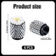thumbnail image 2 of 8 Tapones de Válvula con Diamantes de Imitación para Neumáticos de Coche, Diseño de Margarita, Cubre Válvulas con Diamantes de Imitación para Accesorios de Coche Brillantes, 2 of 9