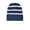 True Navy/ White, variant on Sport-Tek ® Striped Beanie with Solid Band. STC31