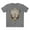 Athletic Heather, variant on Butterfly shirt, Shirt with Butterfly, Tee Shirt with Antique Butterfly
