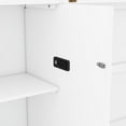 thumbnail image 5 of Queen Murphy Bed Foldable into Cabinet, Modern Wall Bed with 2 Drawers, Nightstand and USB Ports, Murphy Bed Frame for Guest Bedroom, Space-Saving, 5 of 6