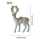 thumbnail image 3 of 1PC Christmas elk pendant Christmas tree decoration pendant flash powder flocking deer pendant Instagram photo props Christmas elk pendant Christmas p, 3 of 5