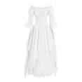 thumbnail image 4 of Renaissance Costume Women, Renaissance Dress, Medieval Dress for Women, Fairy Dress, Victorian Dress Renaissance Costume Women Gothic Witch Dress Medieval Wedding Dress, White L, 4 of 7