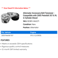 thumbnail image 2 of Alternator Accessory Belt Tensioner - Compatible with 2005 Peterbilt 357 8.9L 6-Cylinder Diesel, 2 of 2