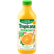 Tropicana Essentials Fresh-Squeezed Orange Juice Blend, Some Pulp, Nutrient-Rich, 46oz