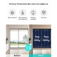 thumbnail image 4 of Happy Birthday Window Privacy Film Stained Glass Window Film Decorative Windows Cover Static Windows Cling for Glass Door Navy Blue Modern Abstract Art Stickers for Bathroom 29.5"x78.7", 4 of 7
