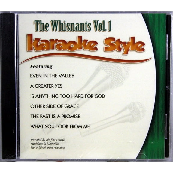 The Whisnants Volume 1 Daywind Christian Karaoke Style NEW CD G 6 Songs