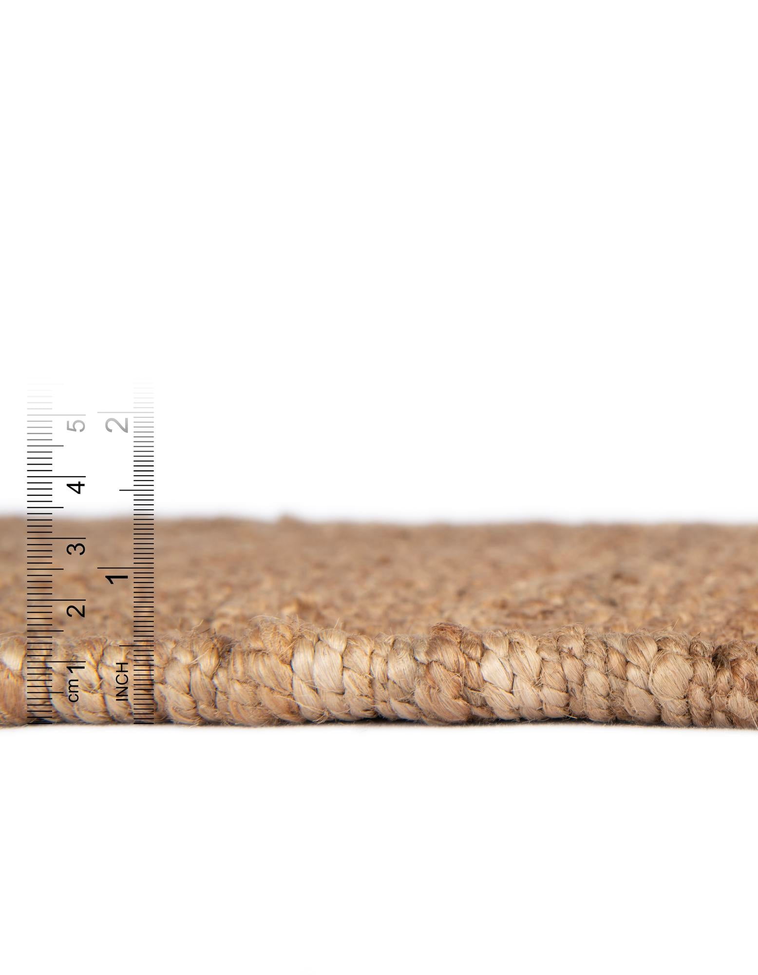 Unique Loom Chunky Jute Collection Area Rug - Amanda (2' x 3' 1" Rectangle Natural)