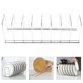 thumbnail image 3 of Stainless Steel Dish Rack Plate and Pan Stand Dish Drying Rack Cutting Board Organizer, 3 of 7