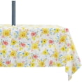thumbnail image 6 of Outdoor Tablecloth with Umbrella Hole, Spring & Summer Outdoor Tablecloth, Fabric Spill Proof and Waterproof with Zipper Floral Tablecloth for Spring/Summer/Party/Picnic Rectangle 60 x 102 in, 6 of 6