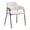 Cream, variant on Marcel Dining Chair Cream Dining Chair, Modern Style, Shearling style fabric, Plywood, Indoor Dining