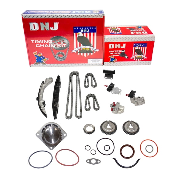 DNJ TK656WP Timing Chain Kit with Water Pump Fits Cars & Trucks 07-15 Infiniti 3.5L V6 DOHC 24V
