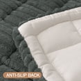 thumbnail image 5 of decorUhome Couch Covers for 4 Cushion Couch Sofa, Non Slip Fuzzy Couch Covers for Pets, Washable Slipcover for Dogs(Dark Grey, 27.6" x 88"), 5 of 10