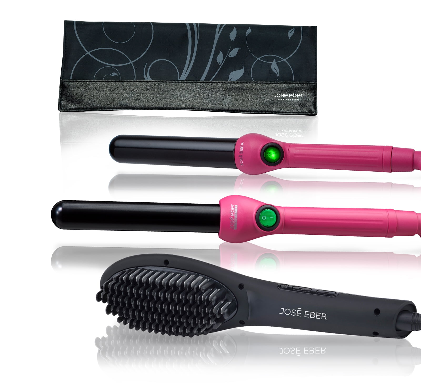 Jose Eber Clipless Curling Iron Gift Set Bundle with Nepal Ubuy