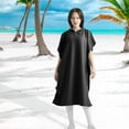 thumbnail image 4 of Beach Surf Poncho Quick Dry Baño Sailing Surf Surfers S Negro Sunnimix Capa de playa, 4 of 7