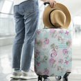 thumbnail image 2 of Pioneer Flower Floral Print Pattern Luggage Cover Fashion Suitcase Cover Baggage Covers Fit 25-28 Inch Luggage (Go Travel), 2 of 5