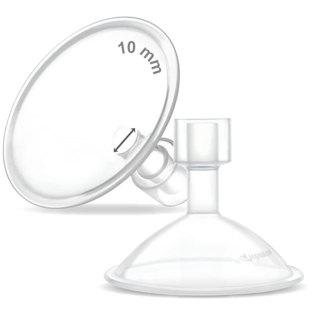 Extractor de leche Maymom MyFit de 10 mm, protectores pequeños de dos piezas