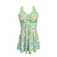 thumbnail image 5 of Women's Plus Size Swimsuits, Womens Flowy Tankini Tops Loose Fit Floral Printed Modest Swim Tops Loose Fit Bathing Suit Tops with Bottom S-5XL Quick Dry, 5 of 5