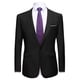 thumbnail image 5 of BLAZER DE TRAJE SLIM FIT PARA HOMBRE INSPIRADO CHIC, DE UN SOLO BOTÓN, TRAJE DE PROM, CHAQUETA DEPORTIVA, NEGRO, 5 of 7
