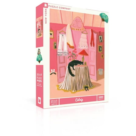 New York Puzzle Company Catnip 1000 Piece Jigsaw Puzzle