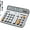 Grey, variant on Desktop Calculator with Extra Large 5-Inch LCD Display, 12-Digit Two Way Power Solar & Battery Office Calculator with Big Buttons for Business, Accounting & Home Use(Grey)