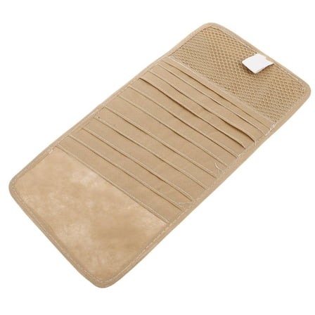 Worgeous Visor Organizer Auto CD Holder Vehicle Sunglasses Storage Pouch Interior Holder Accessories for Car Truck SUV