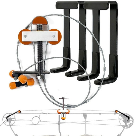 Archery Compound Bow Press Quad Limb Bracket String Changer Repair Tool Portable