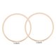 thumbnail image 4 of 24 Pieces 7 Inch Wooden Embroidery Hoops Bulk Bamboo Circle Cross Stitch Hoop Round Ring for Art Craft Handy Sewing, 4 of 5
