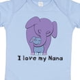 thumbnail image 4 of Inktastic I Love My Nana Elephant Purple Blue Boys Baby Bodysuit, 4 of 5
