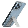 thumbnail image 1 of Ringke Outstanding Mini Stand Horizontal and Vertical Kickstand, 2-Adjustable Angles, Grip Support Compatible with Universal Phone Back - Light Gray, 1 of 11