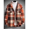 thumbnail image 2 of Mens Flannel Shirts Casual Button Down Long Sleeve Plaid Shirt with Pockets, 2 of 6