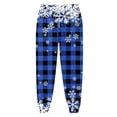 thumbnail image 5 of Plebaso Womens Cinch Bottom Sweatpants with Pockets Solid Color Printed High Waist Baggy Running Jogger Pants, 5 of 5