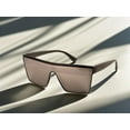 thumbnail image 4 of Sunglasses for Men Women Semi-Frame Wrap Around UV400 Protection TR90 Frame Driving Shades（Silver）, 4 of 9
