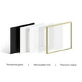 thumbnail image 2 of Aluminum Metal and Glass Single Picture Frame 10x10, 2 of 7