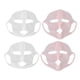 thumbnail image 3 of Máscaras de silicona reutilizables, 4 piezas de silicona para envolver la cara, soporte para máscara facial, máscara facial de silicona diseñada con precisión, 3 of 8
