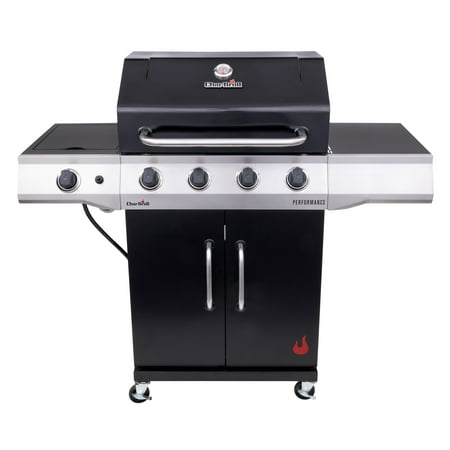 Char-Broil Performance 4-Burner Liquid Propane, (LP), Cabinet-Style Outdoor Gas Grill - Black
