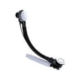 thumbnail image 3 of kowaku Bathtub Drain Pipe Bathtub Draining Hose, Rotating Switch Tub Supply Bathroom Accessory Universal for Kitchen Bathroom Hotel , distance 105cm, 3 of 9