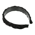 thumbnail image 7 of Unique Bargains 1 Pcs 1.5 Inch Wide Synthetic Hair Braided Headband Hair Hoop for Women and women Black Brown, 7 of 7