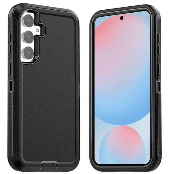 AICase or Samsung Galaxy S24 FE Case Heavy Duty Shockproof Hybrid Rubber Phone Cover