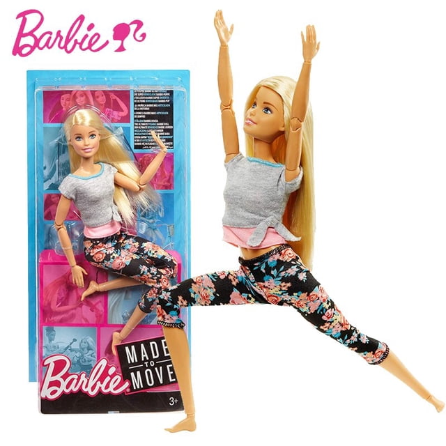 Barbie-Muñeca de yoga móvil con múltiples articulaciones, juguete original con forma variada, casa de juegos, regalo de vacaciones Fivean unisex