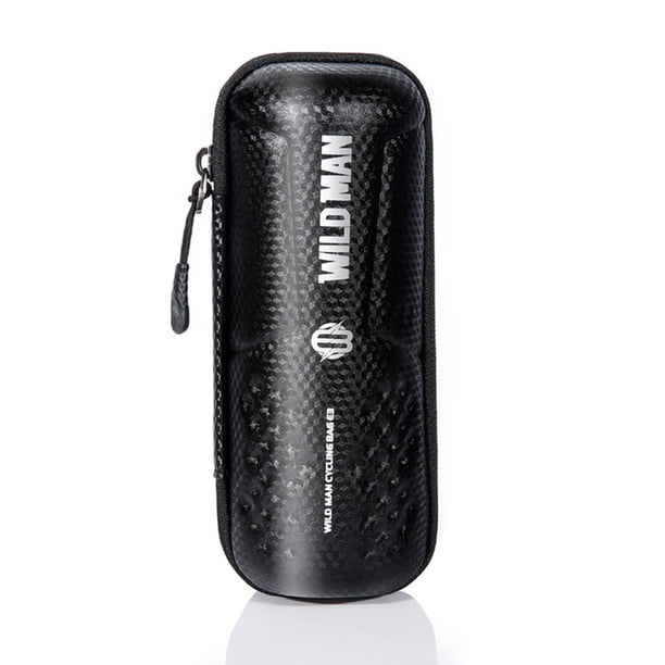 Greeniant Bolsa de bicicletas WILD MAN, bolsillo de malla, bolsa de almacenamiento de cuero para bicicleta de montaña, inflador portátil para Ropa Deportiva, Zapatos