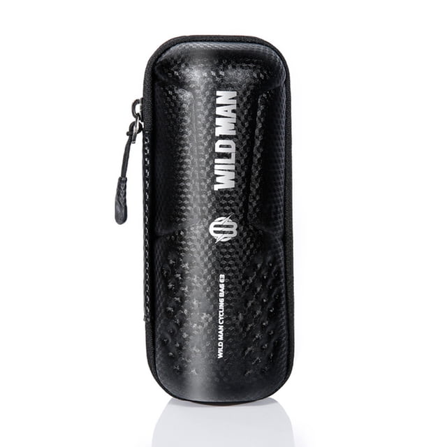 Greeniant Bolsa de bicicletas WILD MAN, bolsillo de malla, bolsa de almacenamiento de cuero para bicicleta de montaña, inflador portátil para Ropa Deportiva, Zapatos