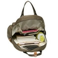 thumbnail image 4 of KAUKKO Mochila escolar unisex con compartimento para portátil de 10 pulgadas, mochila multifuncional para senderismo, viajes, camping, 13,2 L (verde militar) KAUKKO KS07-Armygreen, 4 of 5