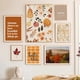 thumbnail image 2 of Póster de paisaje de mano abstracta con citas de hojas de calabaza de otoño, impresiones de arte de pared de galería, imágenes de pintura en lienzo, decoración de sala de estar, 2 of 4