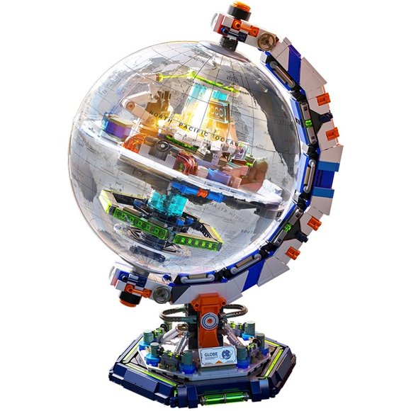 Set de construcción de globo de estación espacial Xingya Youpin, 1793 piezas, LED