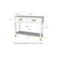 thumbnail image 2 of Greener Valley 2 Drawer Console Table - Mustard, 2 of 5