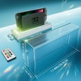 thumbnail image 2 of Dust Cover with 16 LED Colors Light Base for Nintendo Switch2/OLED - Acrylic Clear Display Box, Anti-Scratch Waterproof Slim Dock Case, Cool Gaming Accessories, 2 of 8